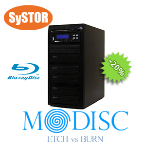 1 auf 5 Blu-Ray M-Disc Media Kopierstation